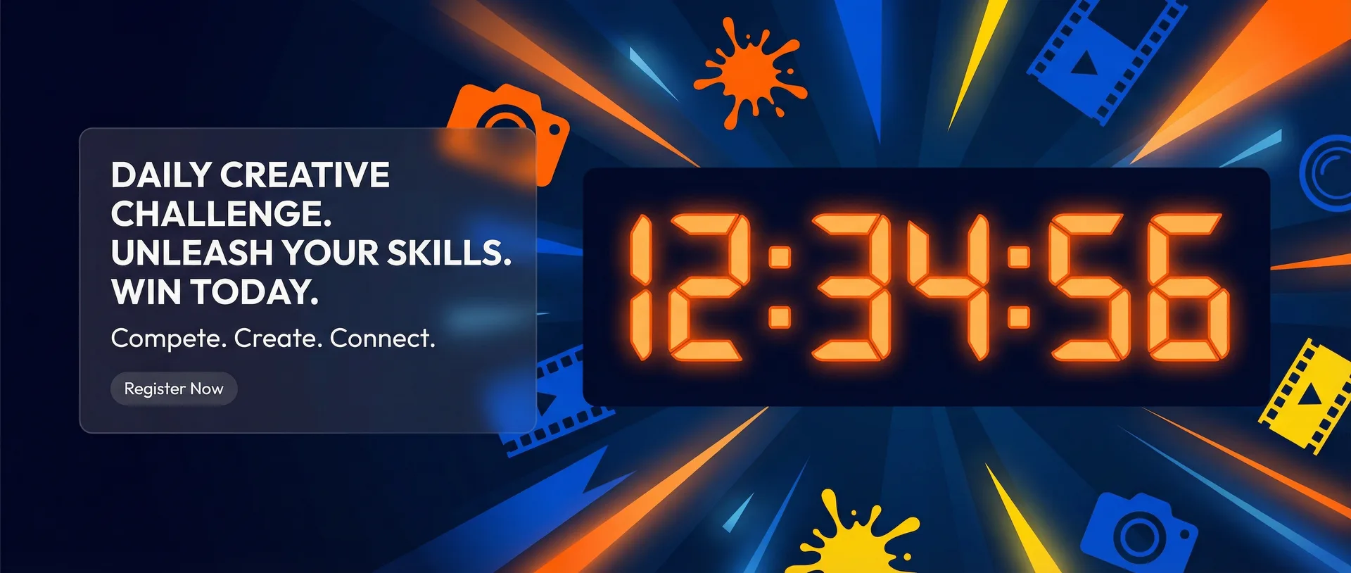 每日大赛mrds 每日创意比赛倒计时横幅